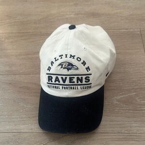 Baltimore Ravens Cream and Black Cap